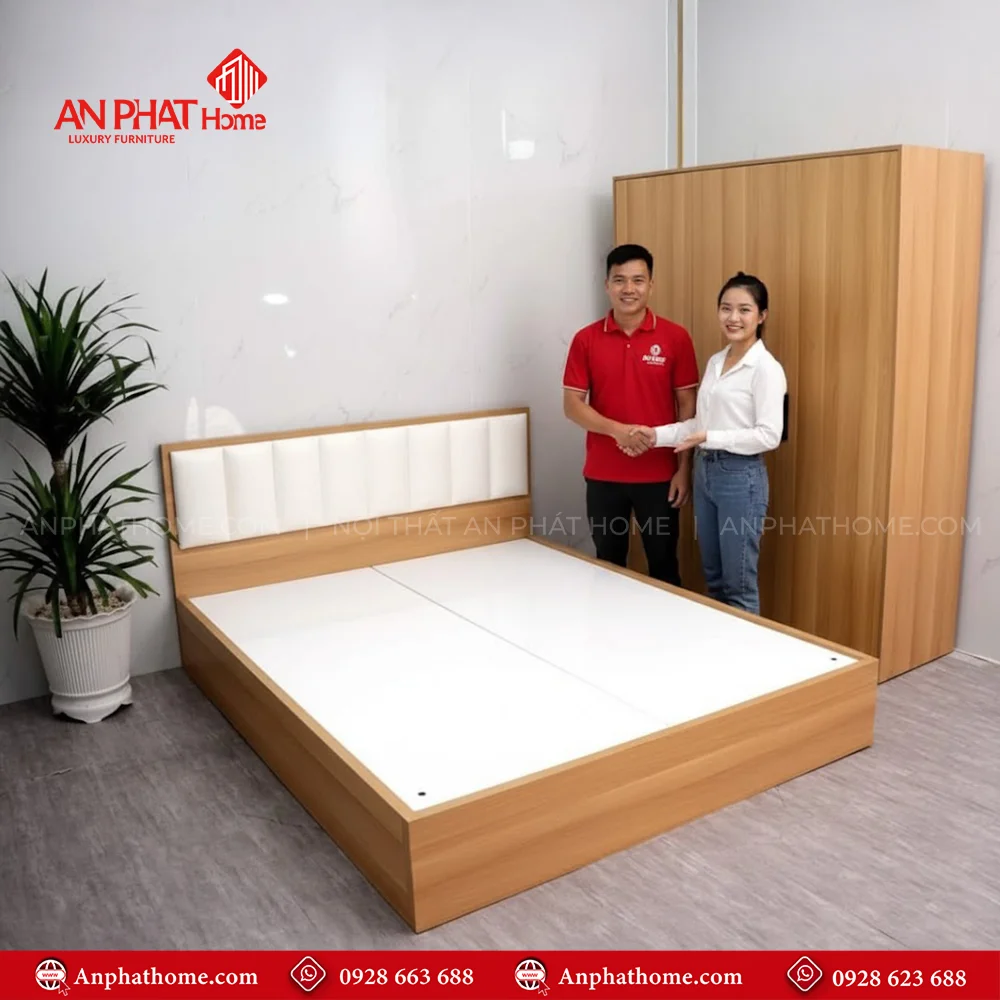 Mẫu combo giường tủ phòng ngủ giá rẻ