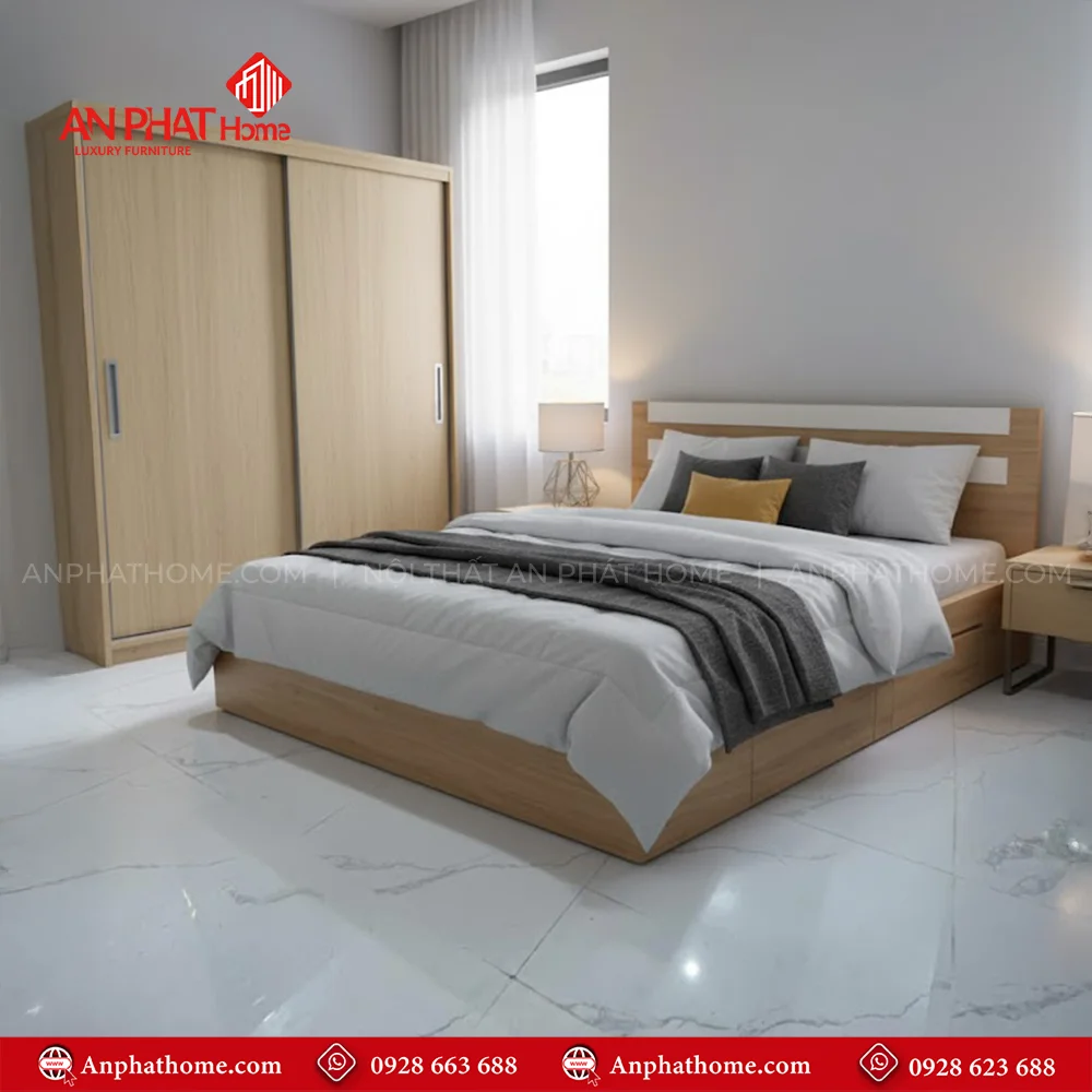 Combo Giường Tủ CB-81 5 Combo Giường Tủ CB-81 An Phát Home