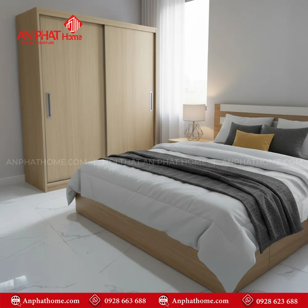 Combo Giường Tủ CB-81 6 Combo giường tủ phòng cưới đẹp