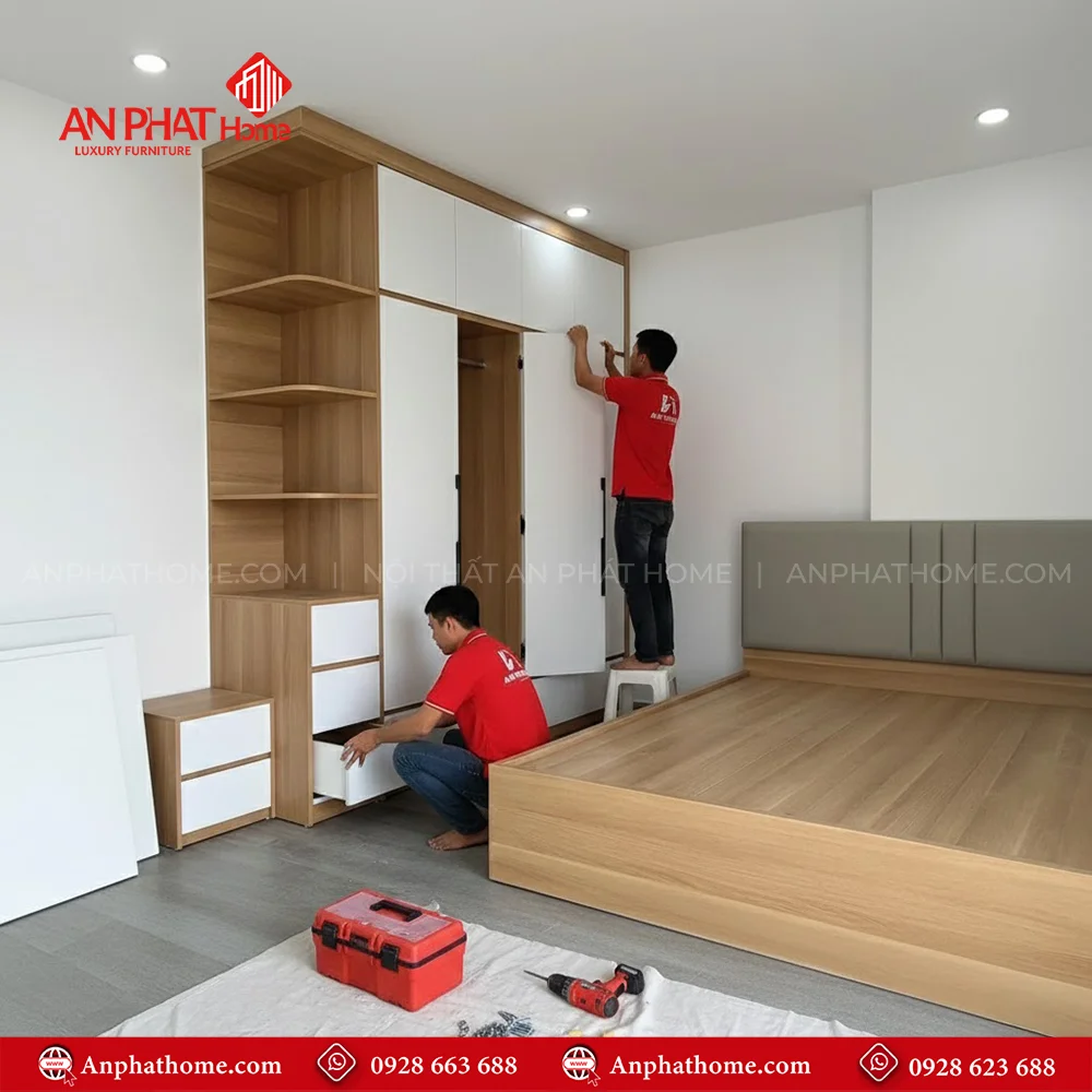 Combo Giường Tủ Đẹp CB-42 6 Mẫu combo giường tủ phòng ngủ TPHCM - Hà Nội - Đà Nẵng - Hải Phòng
