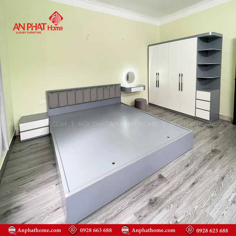 Combo Giường Tủ Gỗ MDF CB-51 7 Combo Giường Tủ Gỗ MDF CB-51 An Phát Home
