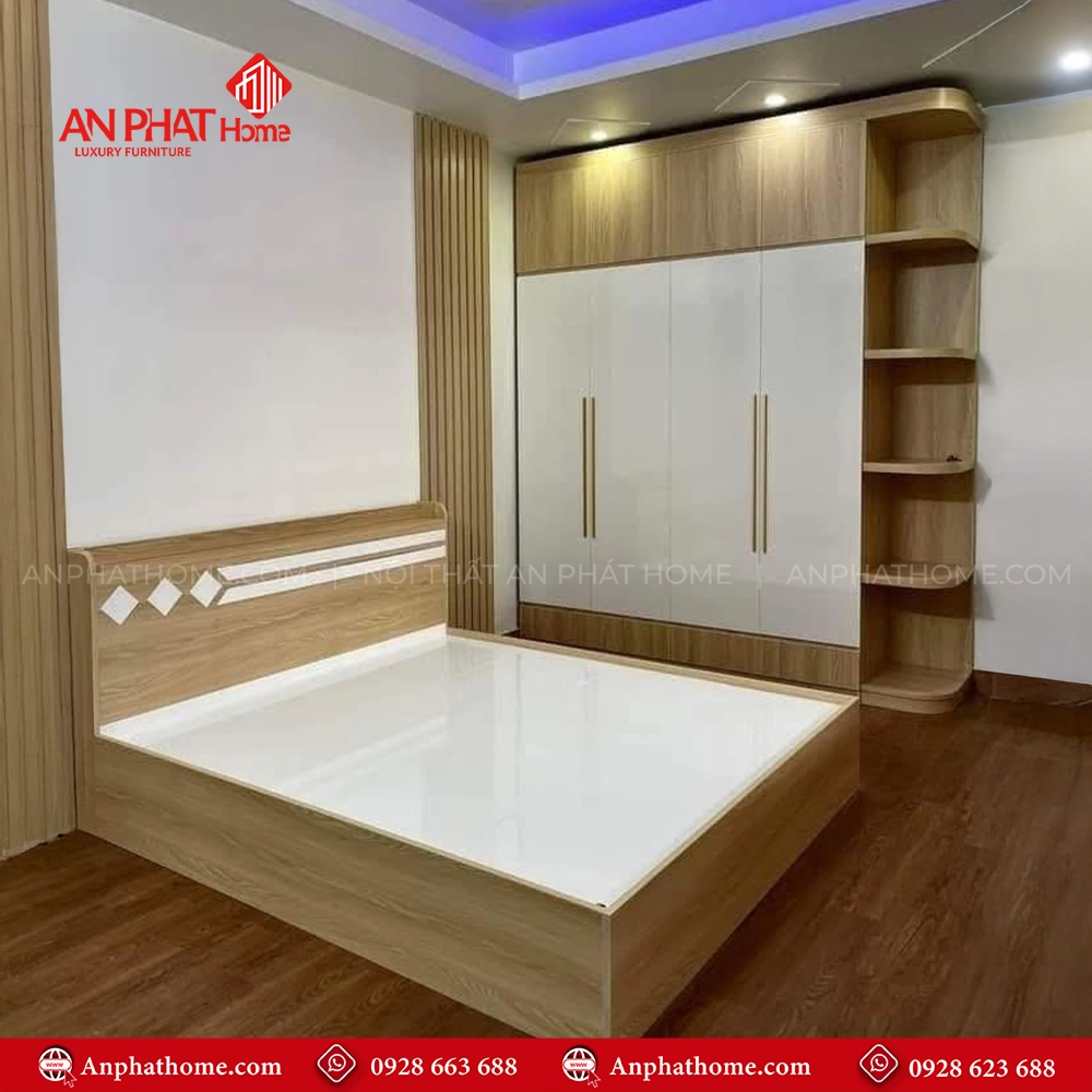 Combo Giường Tủ Phòng Ngủ CB-19 5 Combo Giường Tủ Phòng Ngủ CB-19 An Phát Home