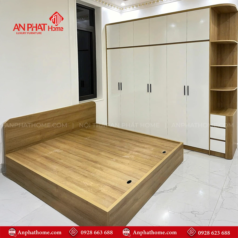 Combo Giường Tủ Phòng Ngủ CB-33 5 Combo Giường Tủ Phòng Ngủ CB-33 An Phát Home