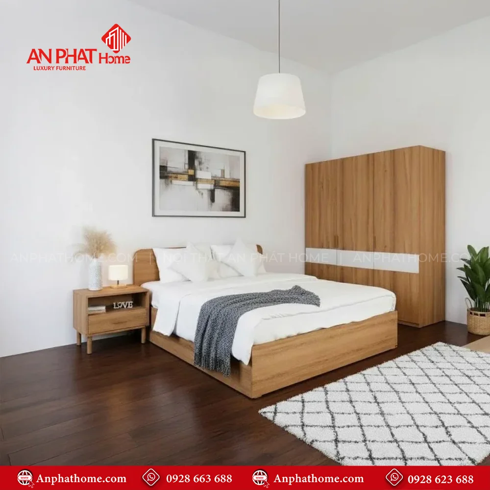 Combo Giường Tủ Phòng Ngủ CB-78 9 Combo Giường Tủ Phòng Ngủ CB-78 An Phát Home