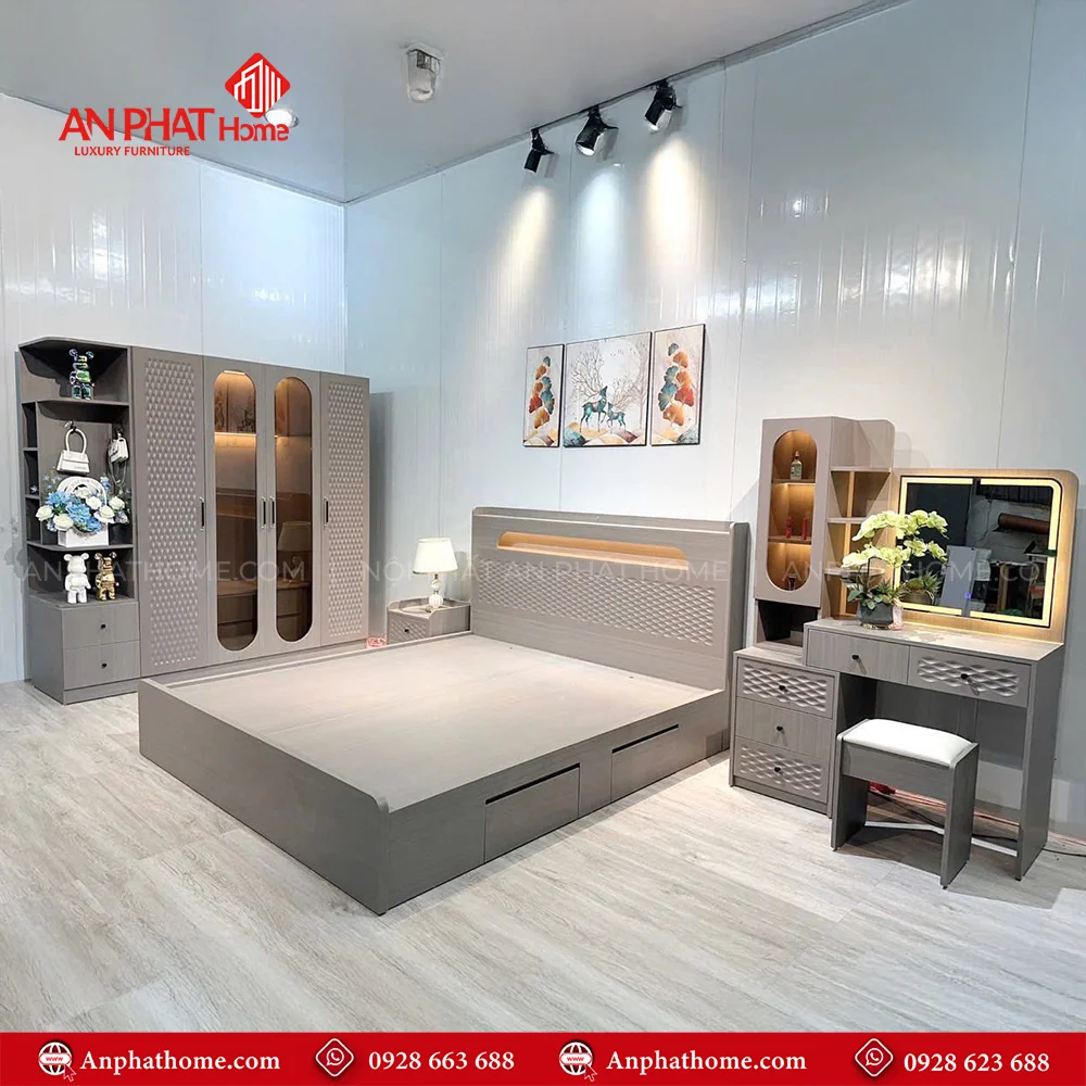 Combo Giường Tủ Phòng Ngủ CB-95 5 Combo Giường Tủ Phòng Ngủ CB-95 An Phát Home