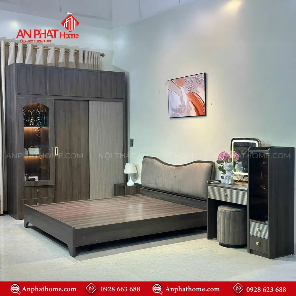 Combo Giường Tủ Phòng Ngủ Đẹp CB-103 5 Combo Giường Tủ Phòng Ngủ Đẹp CB-103 An Phát Home