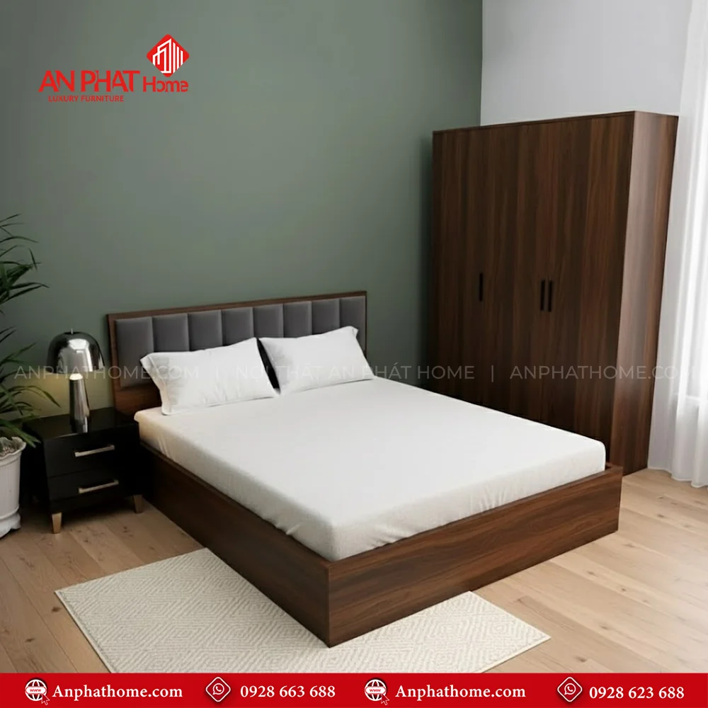 Combo Giường Tủ Phòng Ngủ Đẹp CB-77 6 Bộ giường tủ phòng ngủ đẹp