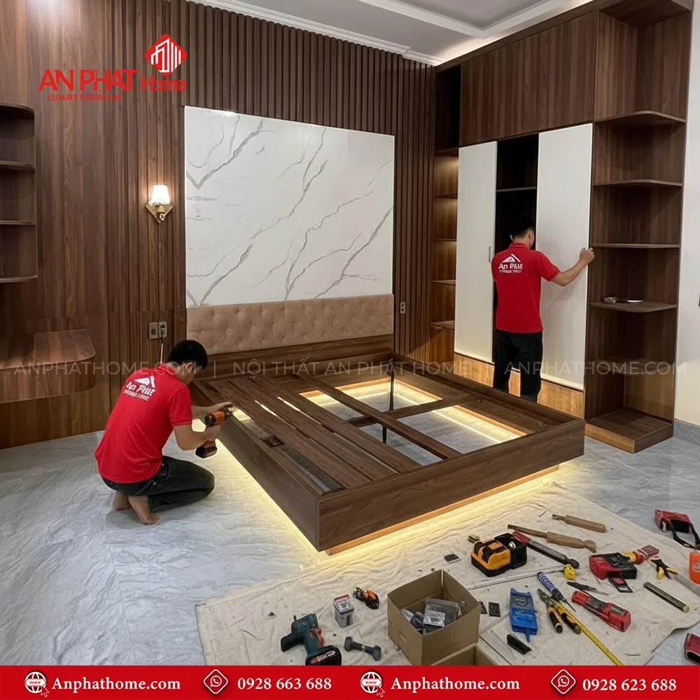 Combo Nội Thất Giường Tủ CB-62 8 Combo giường tủ phòng ngủ giá rẻ