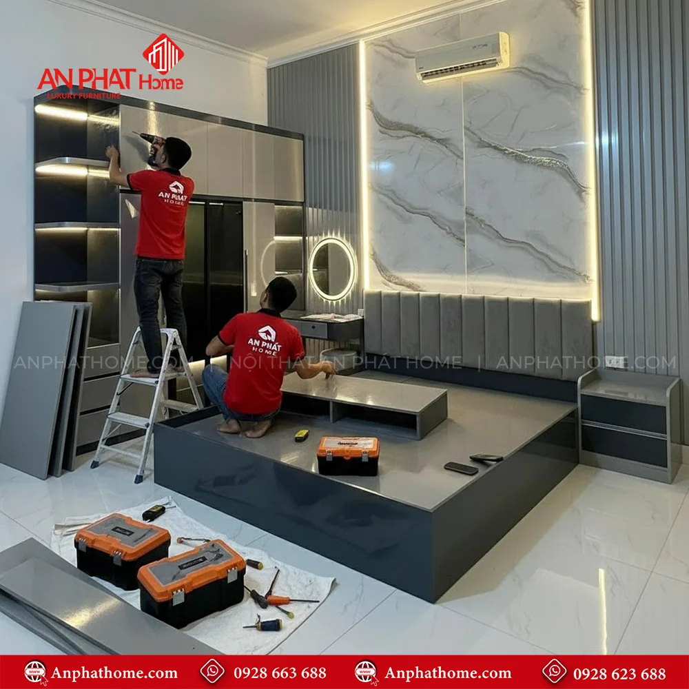 Combo Nội Thất Phòng Ngủ CB-29 6 Combo giường tủ gỗ công nghiệp đẹp giá rẻ