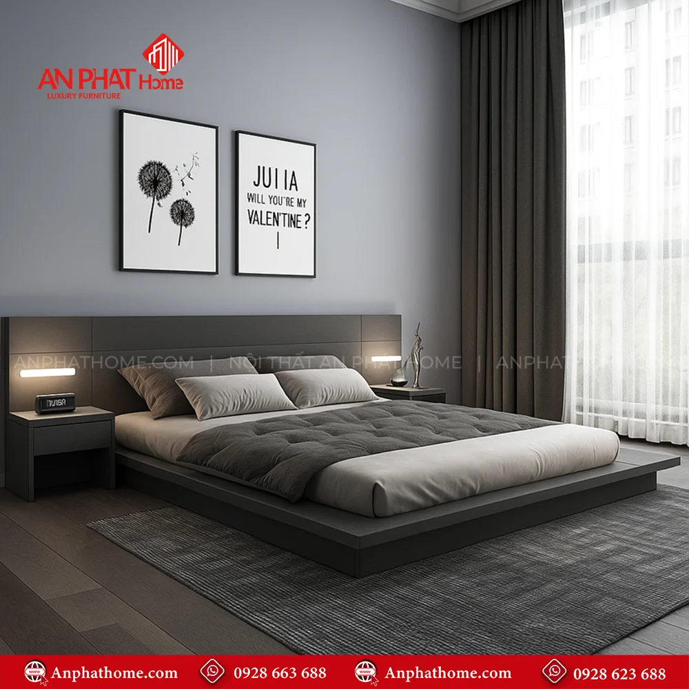 Mẫu giường ngủ nhập khẩu cao cấp