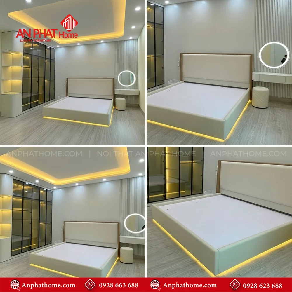 Combo Nội Thất Phòng Ngủ Đẹp CB-45 6 Combo giường tủ hiện đại