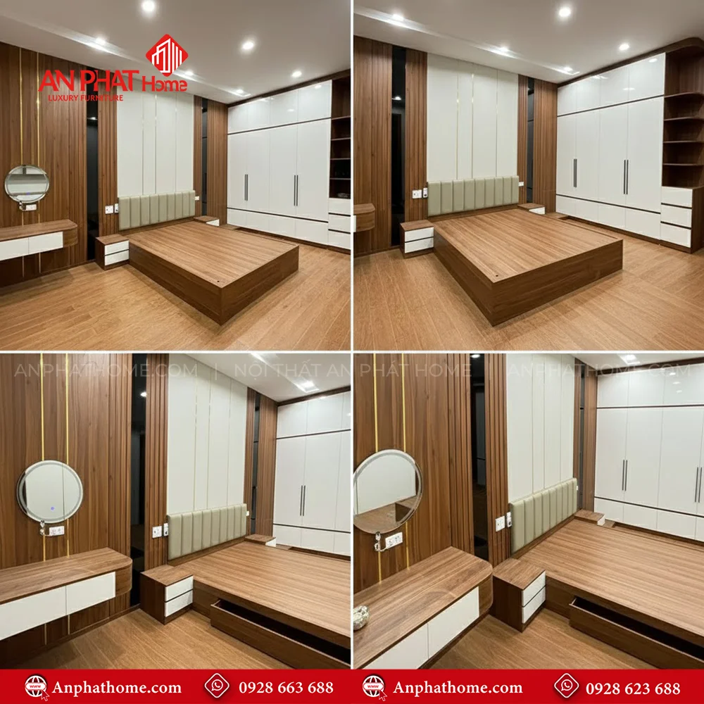 Combo Nội Thất Phòng Ngủ Đẹp CB-49 6 Combo giường tủ hiện đại