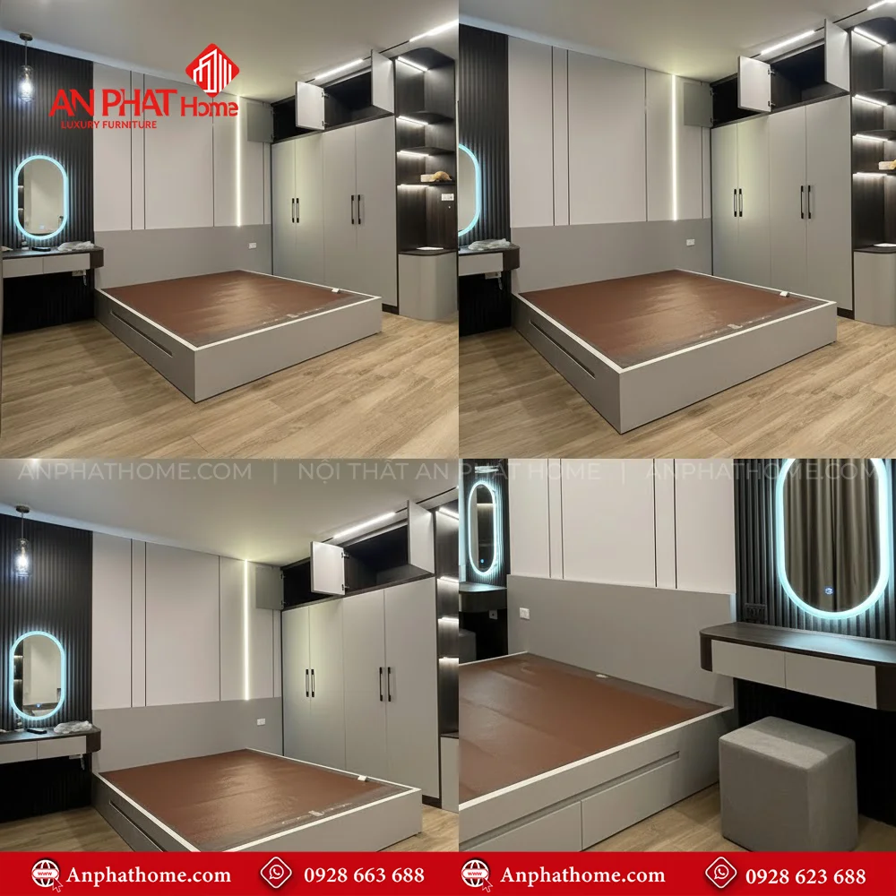 Combo Nội Thất Phòng Ngủ Hiện Đại CB-39 9 Combo giường tủ bàn trang điểm