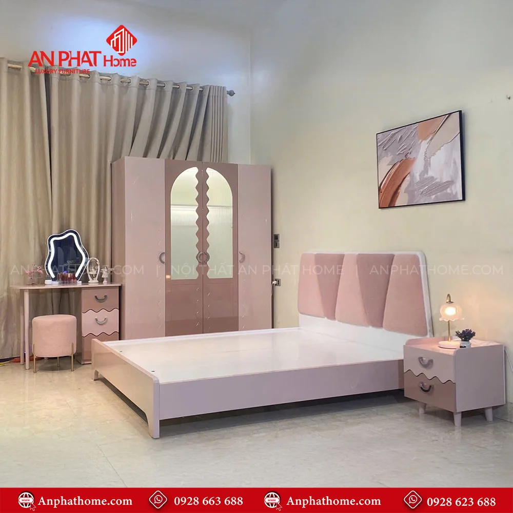 Combo Phòng Ngủ Bé Gái CB-99 14 Combo giường tủ bàn trang điểm