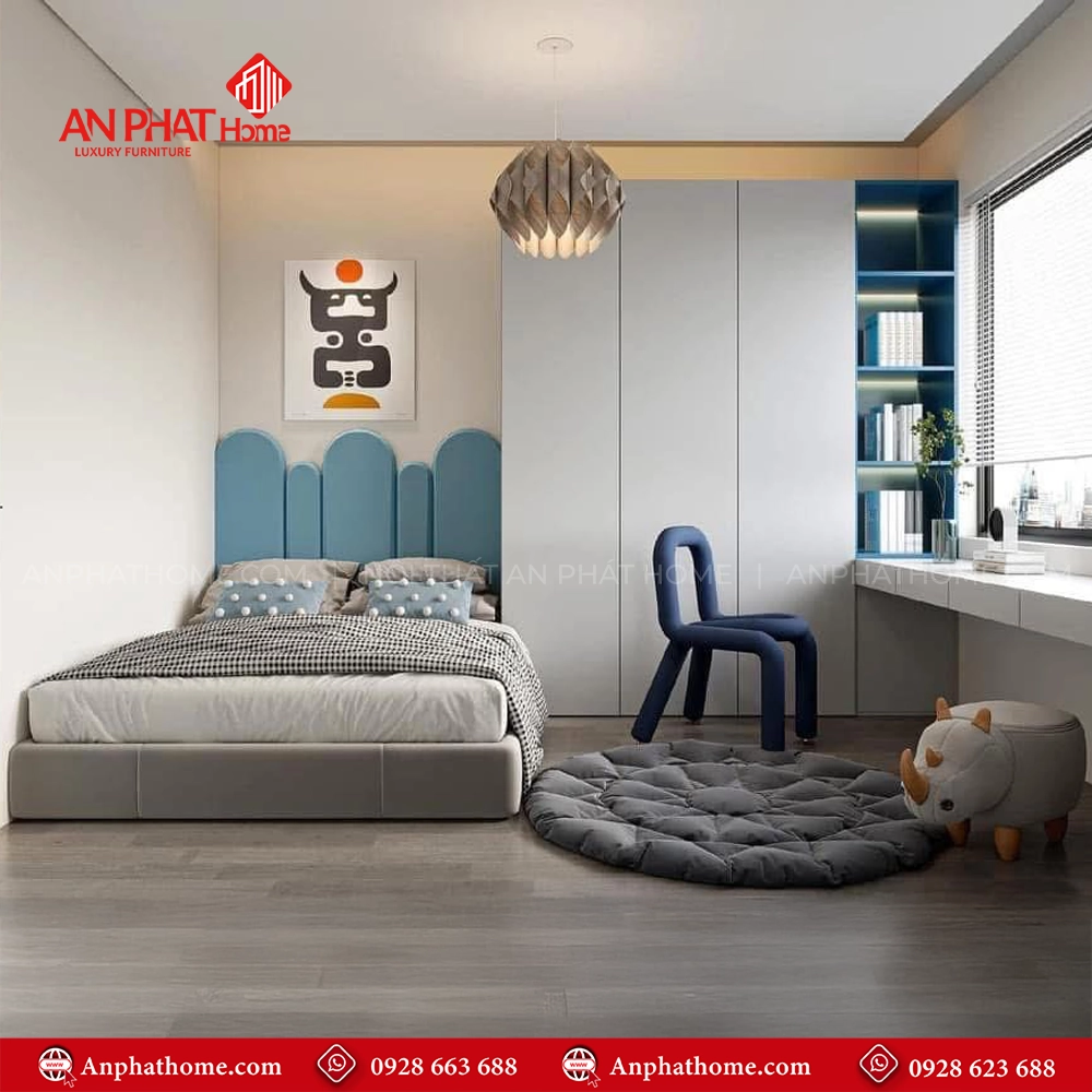 Combo Phòng Ngủ Bé Trai CB-105 3 Combo Phòng Ngủ Bé Trai CB-105 An Phát Home