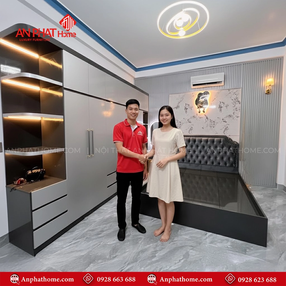Combo Phòng Ngủ Đẹp An Phát Home CB-22 6 Thiết kế phòng ngủ đẹp sang trọng