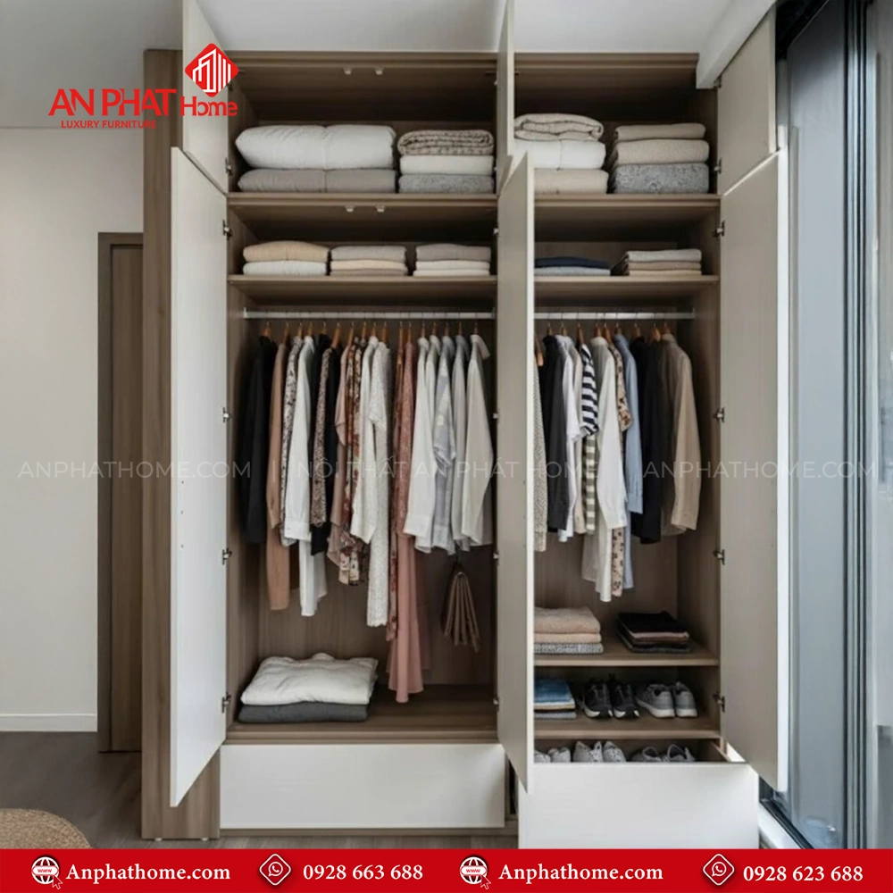 Combo Phòng Ngủ Đẹp CB-06 14 Tủ đựng quần áo giá rẻ