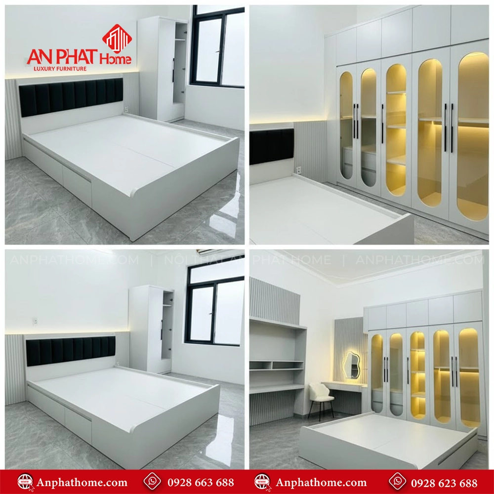Combo Phòng Ngủ Đẹp CB-55 12 Combo giường tủ phòng ngủ giá rẻ