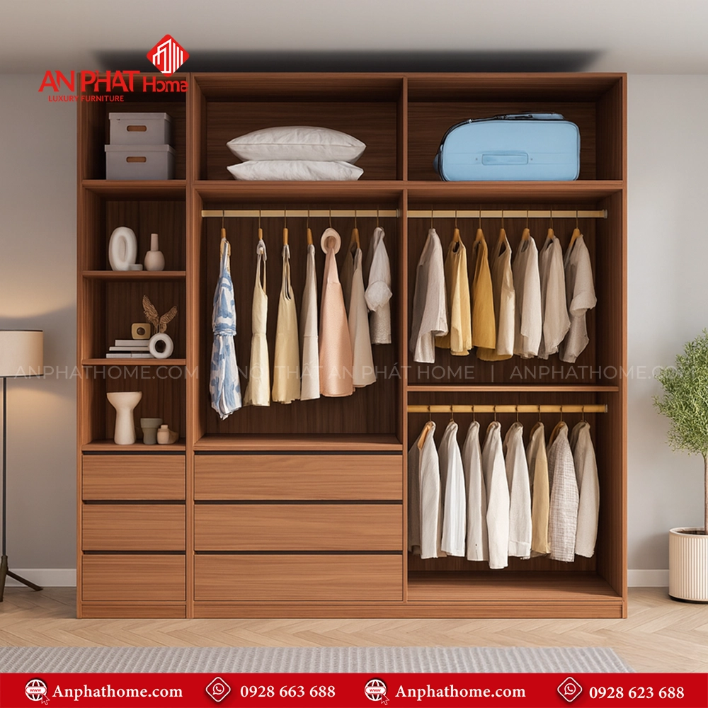 Combo Phòng Ngủ Đẹp CB-69 26 Mẫu tủ quần áo đẹp giá rẻ