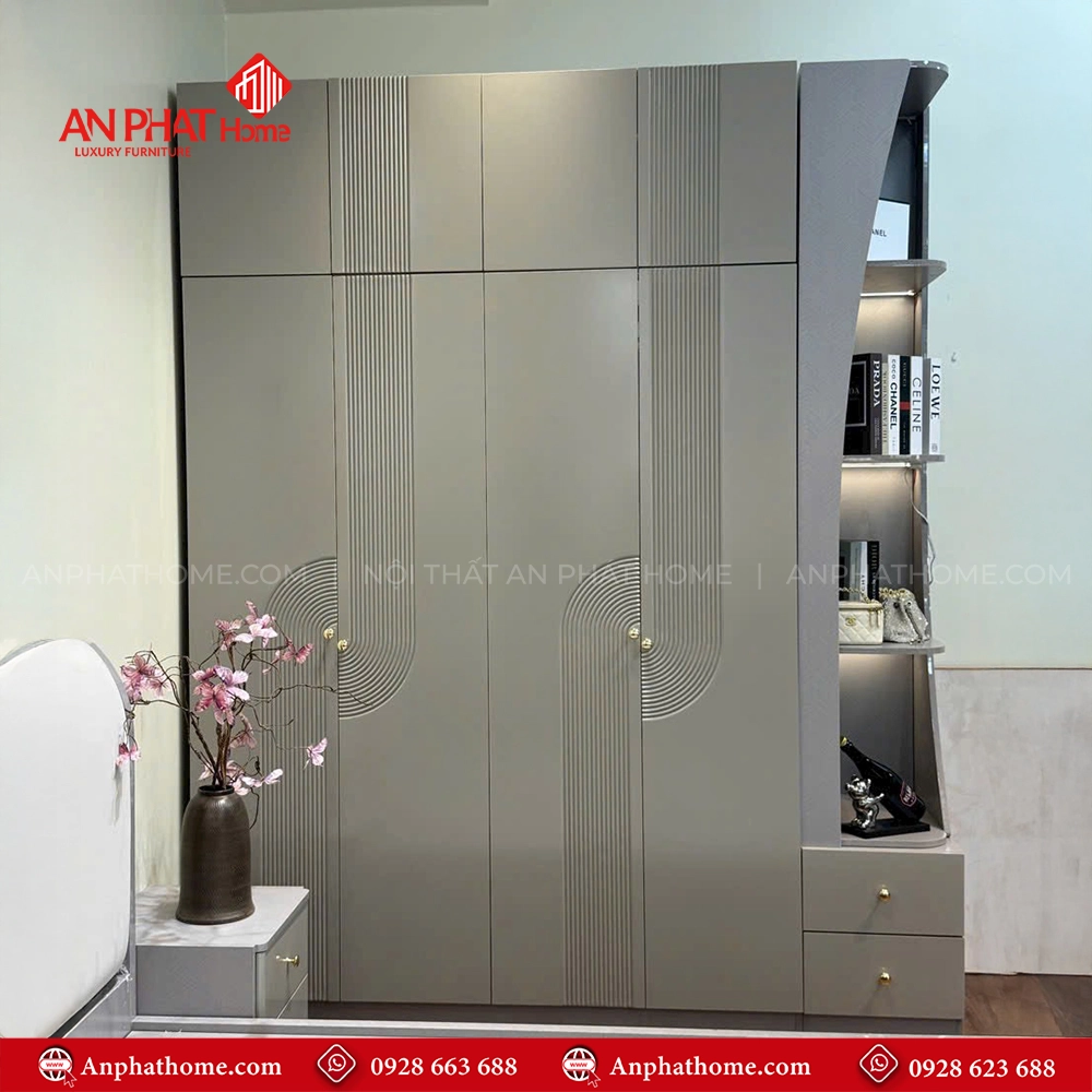 Combo Phòng Ngủ Đẹp CB-96 8 Tủ quần áo thiết kế hiện đại đẹp