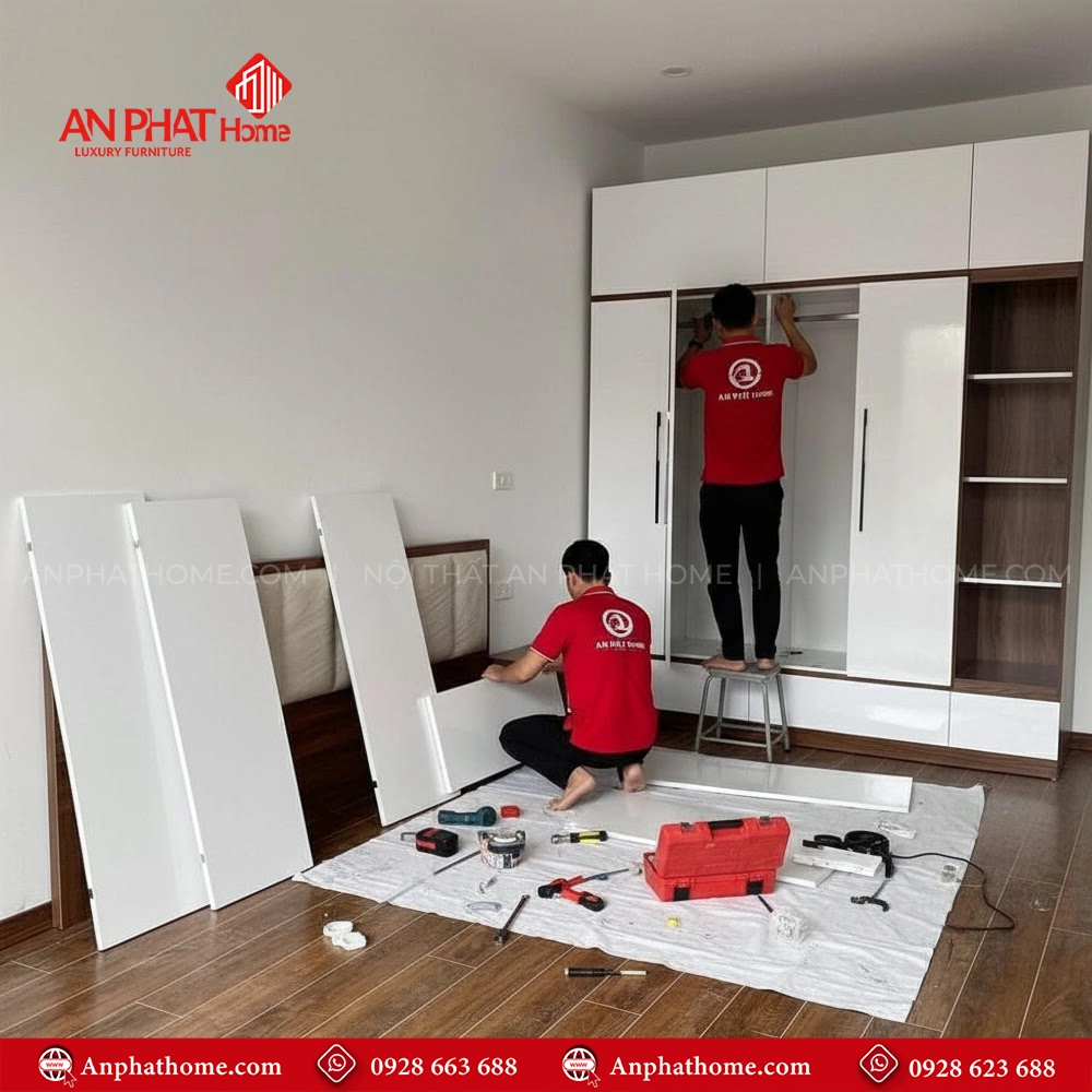 Combo Phòng Ngủ Hiện Đại CB-12 6 Combo nội thất phòng ngủ gỗ giá rẻ tại TPHCM, Hà Nội