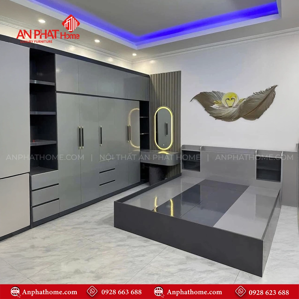 Combo Phòng Ngủ Hiện Đại CB-24 5 Combo Phòng Ngủ Hiện Đại CB-24 An Phát Home