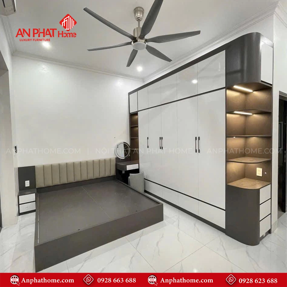 Combo Phòng Ngủ Hiện Đại CB-27 5 Combo Phòng Ngủ Hiện Đại CB-27 An Phát Home