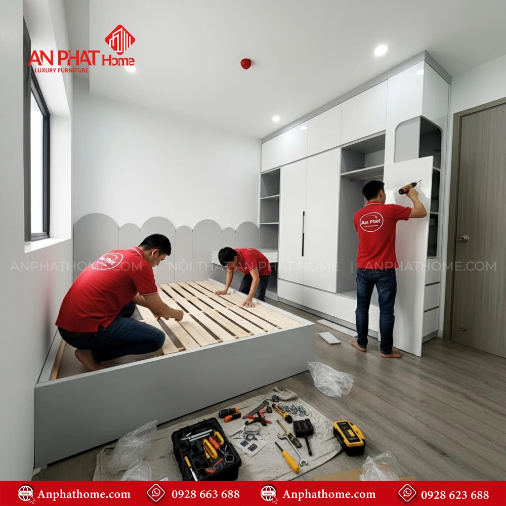 Combo Phòng Ngủ Hiện Đại CB-54 8 Combo giường tủ phòng cưới