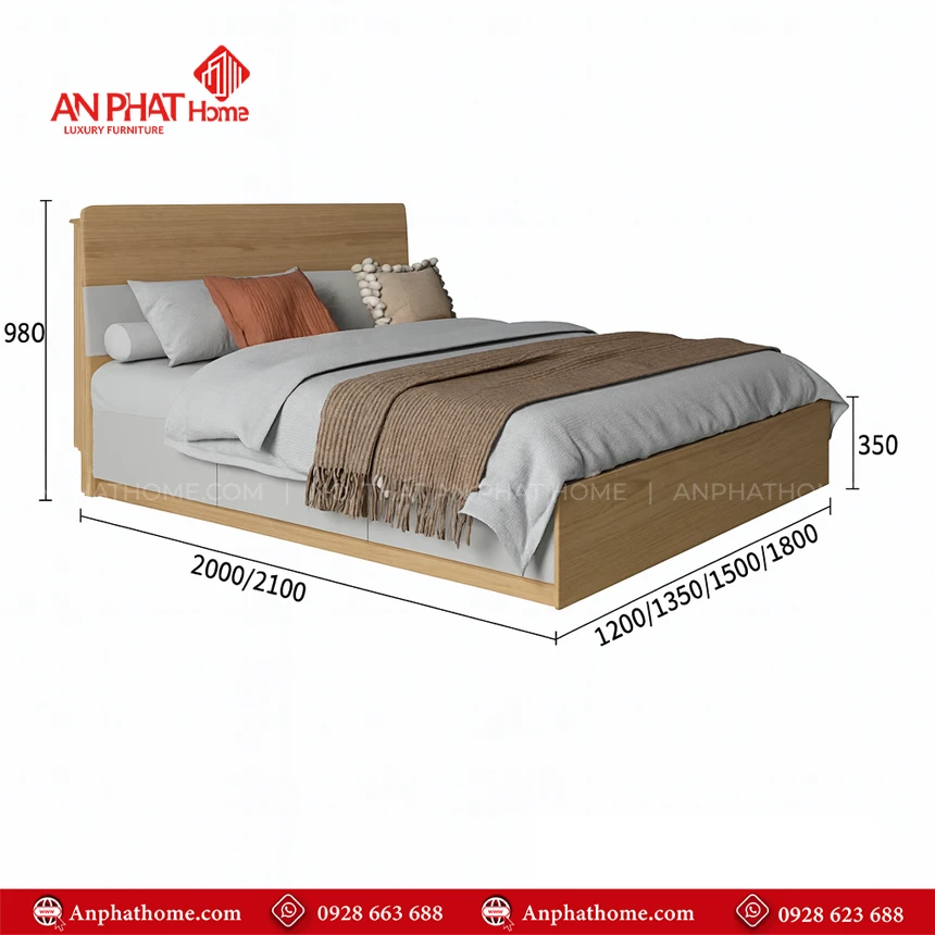 Combo Phòng Ngủ Hiện Đại CB-68 29 Combo Phong Ngu Hien Dai CB 68 10