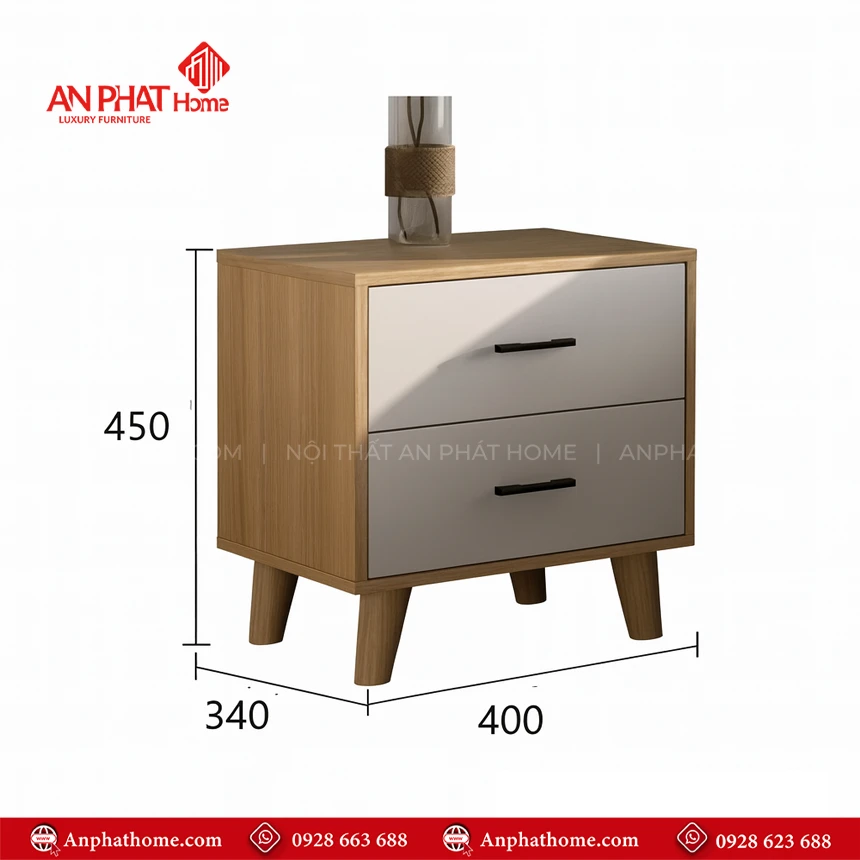 Combo Phòng Ngủ Hiện Đại CB-68 30 Tủ đầu giường hiện đại