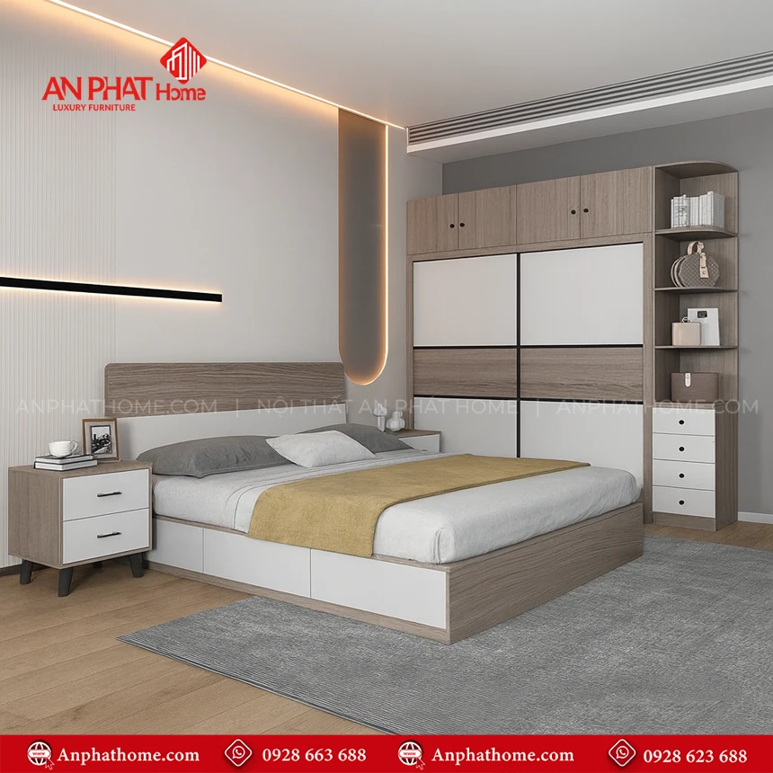 Combo Phòng Ngủ Hiện Đại CB-68 23 Combo phòng ngủ nhựa, gỗ cao cấp
