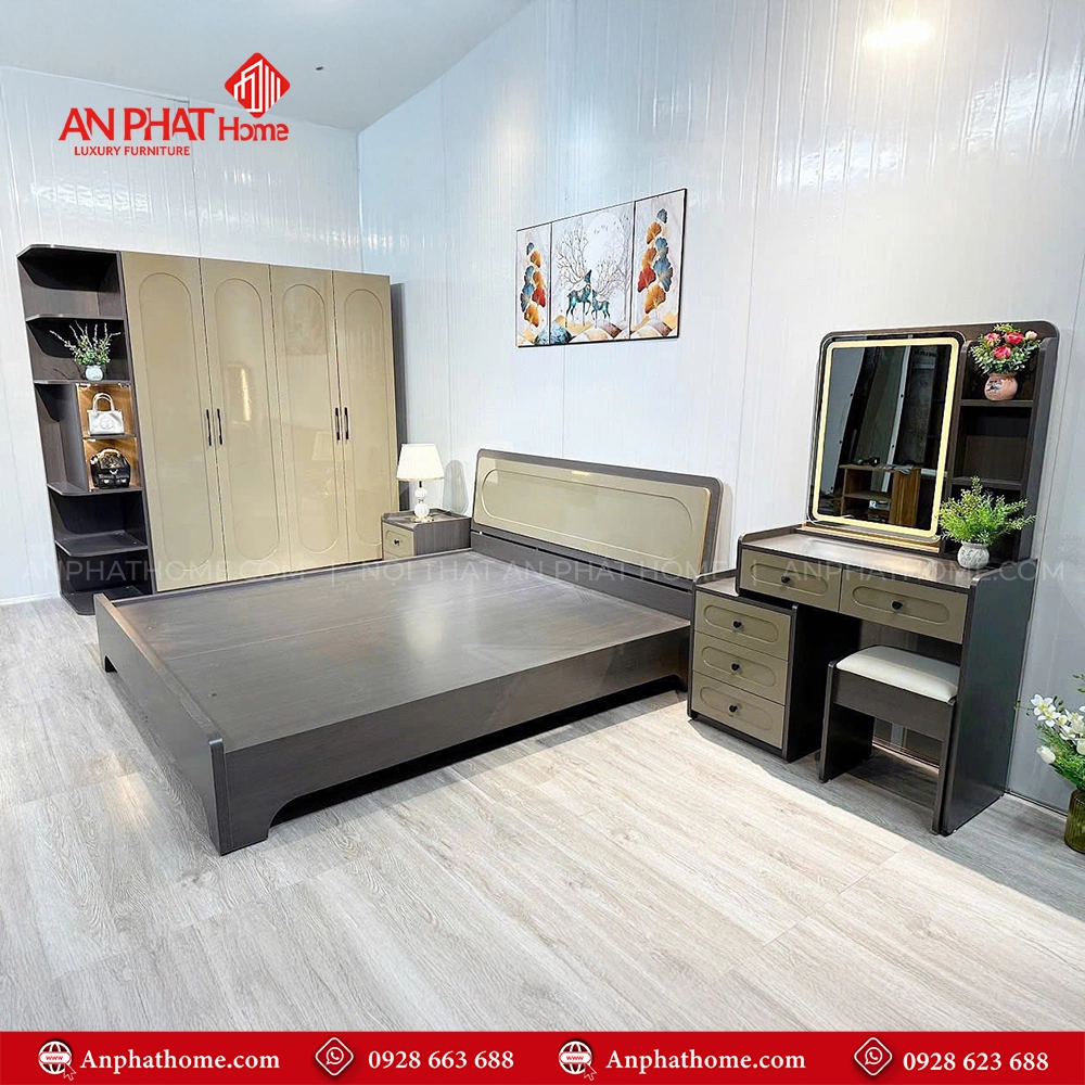 Combo Phòng Ngủ Hiện Đại CB-89 8 Combo giường tủ phòng cưới đẹp nhất