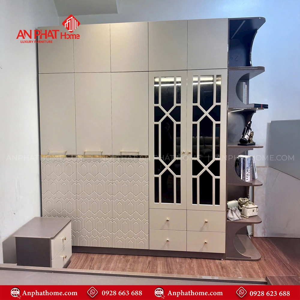 Combo Phòng Ngủ Hiện Đại CB-98 13 Tủ đựng quần áo thiết kế theo yêu cầu