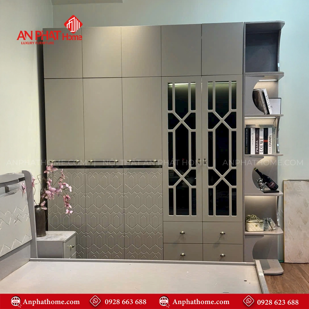 Combo Phòng Ngủ Hiện Đại CB-98 14 Mẫu tủ quần áo cao cấp