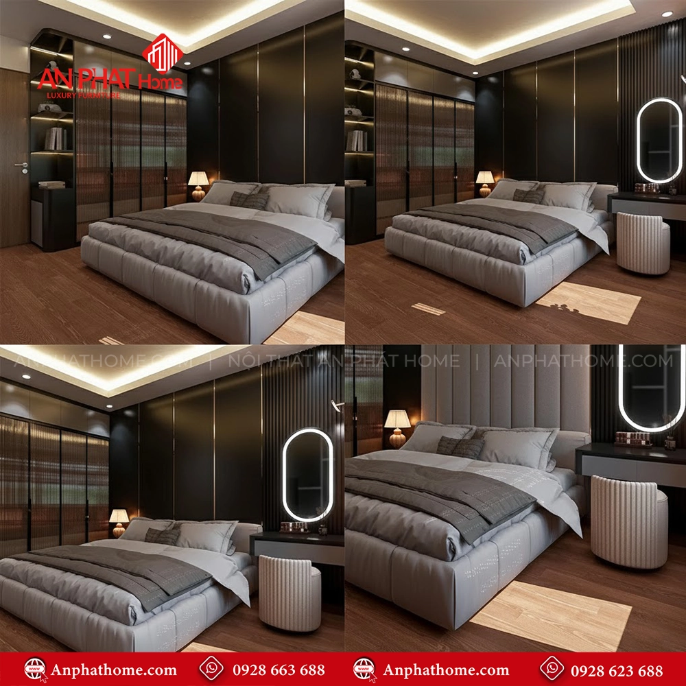 Combo Phòng Ngủ Hiện Đại Sang Trọng CB-37 6 Combo giường tủ phòng ngủ giá rẻ