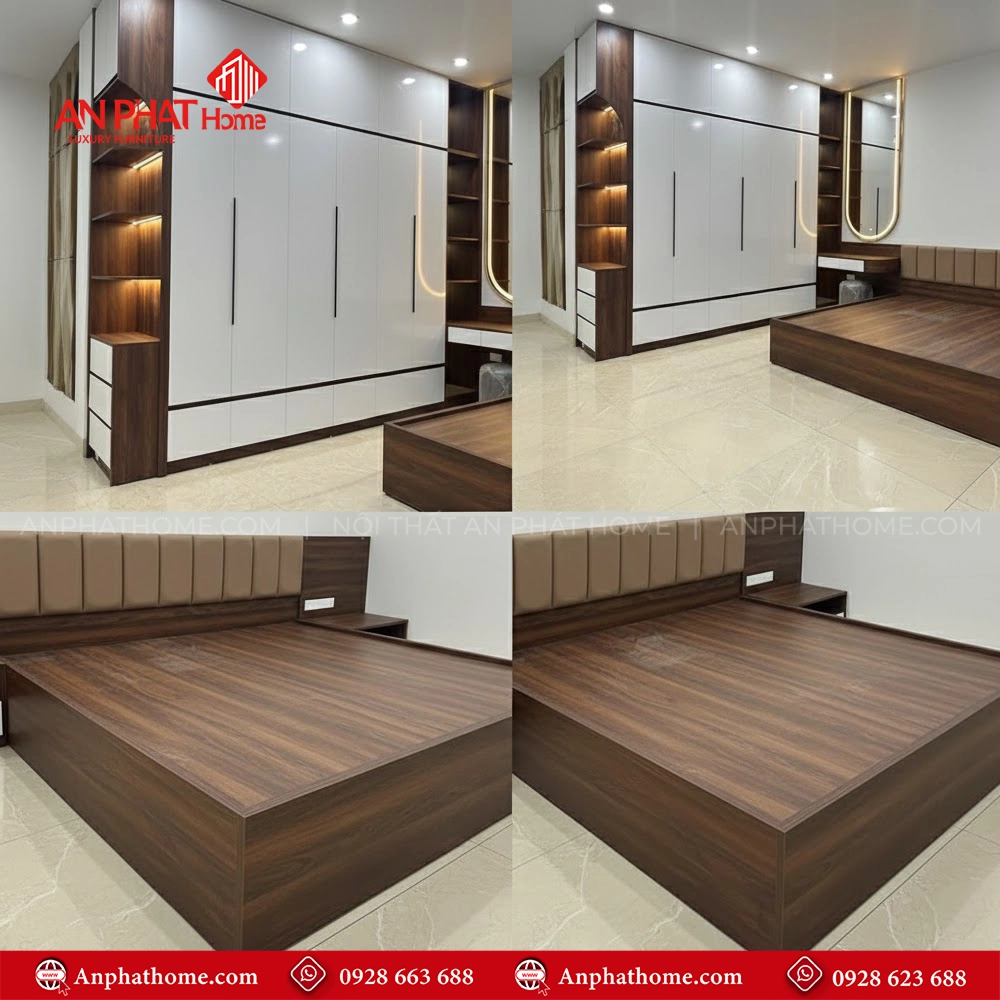 Combo Phòng Ngủ Người Lớn Đẹp CB-64 12 Combo nội thất phòng ngủ hiện đại