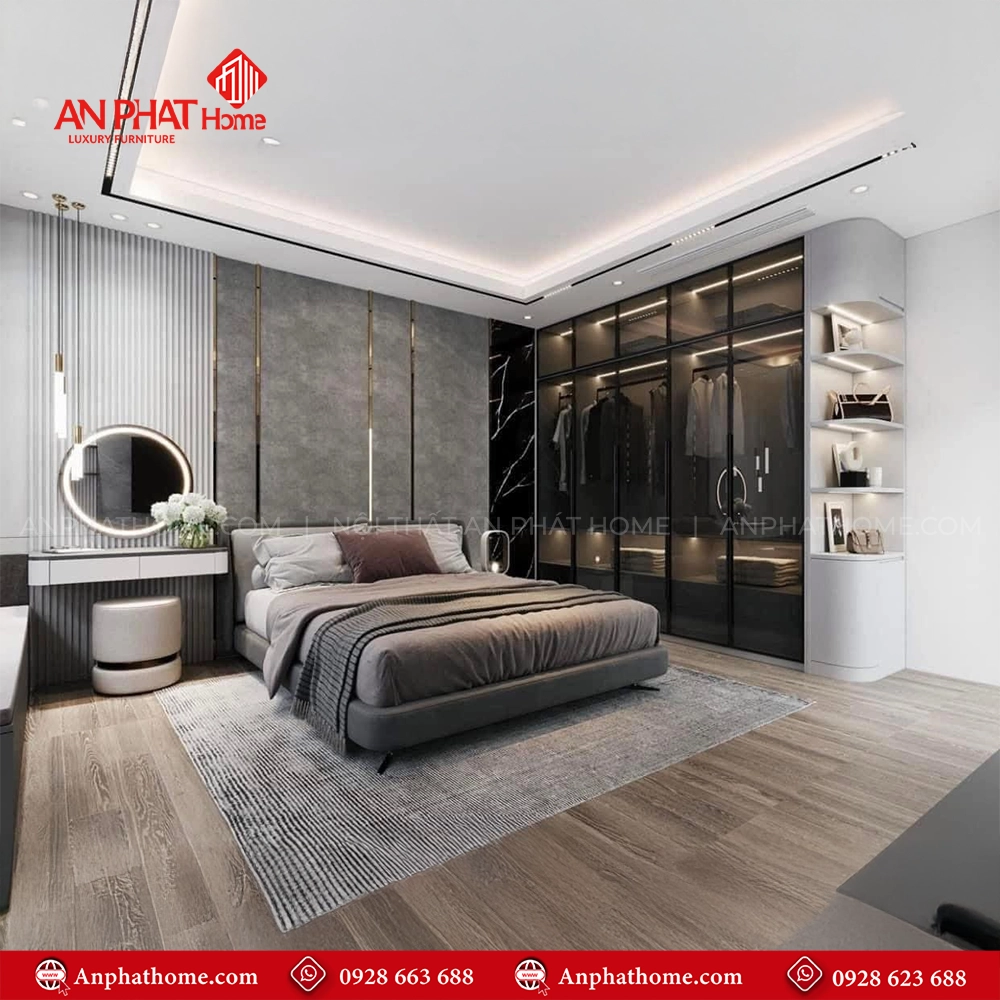 Combo Phòng Ngủ Sang Trọng CB-28 5 Combo Phòng Ngủ Sang Trọng CB-28 An Phát Home