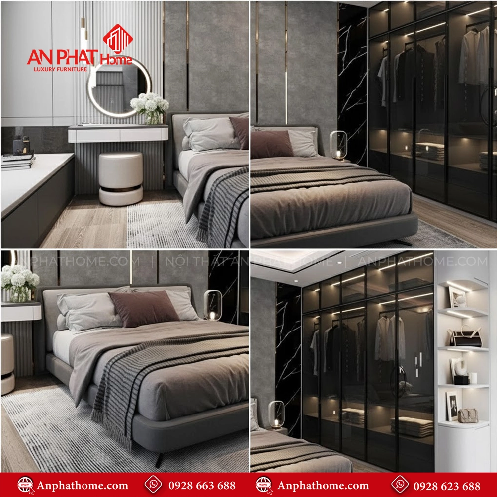Combo Phòng Ngủ Sang Trọng CB-28 6 Combo nội thất phòng ngủ hiện đại