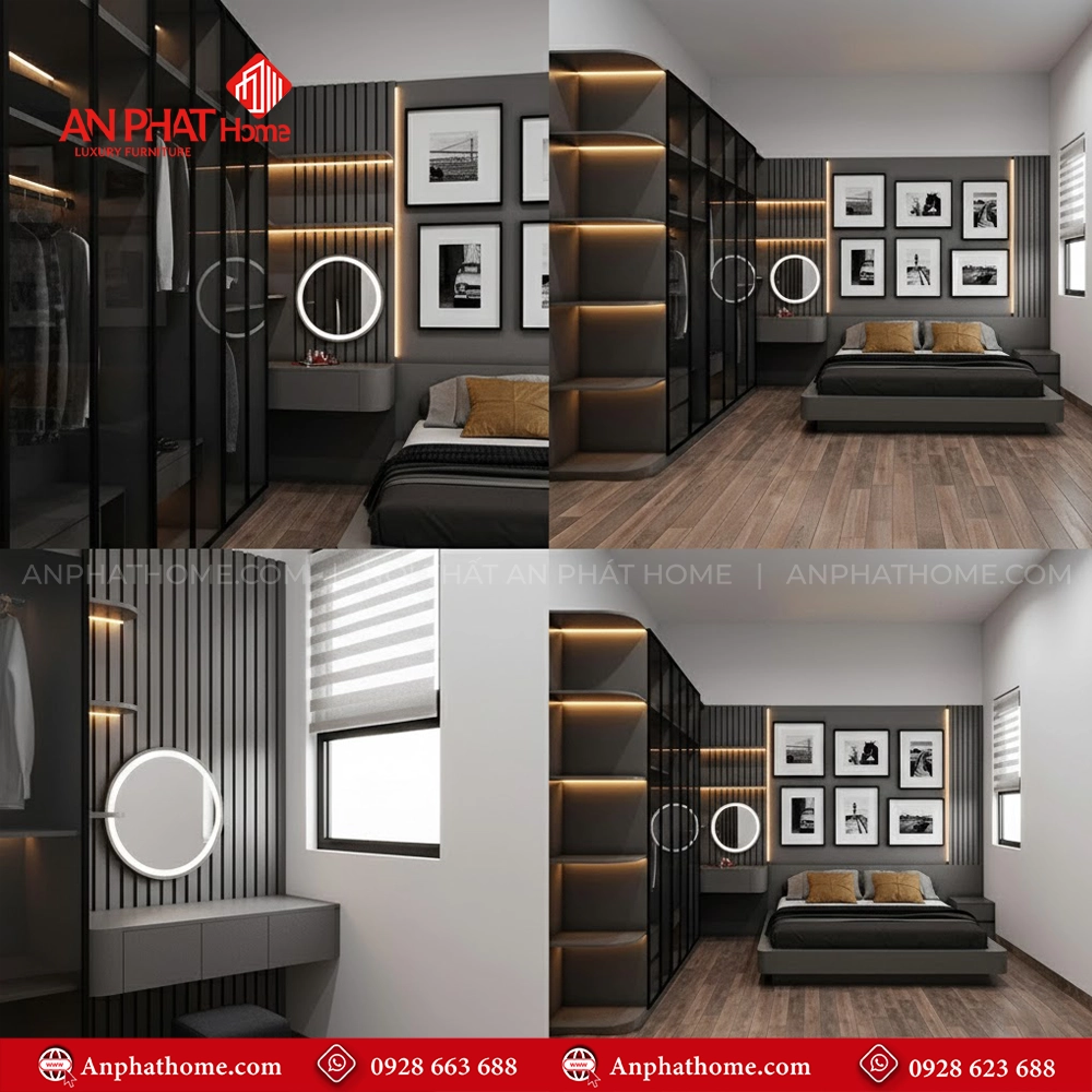 Combo Phòng Ngủ Sang Trọng CB-35 6 Combo nội thất phòng ngủ hiện đại