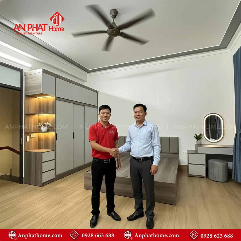 Combo Phòng Ngủ Sang Trọng CB-43 6 Thiết kế phòng ngủ đẹp sang trọng