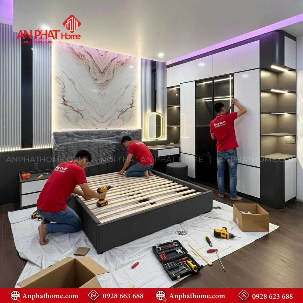 Combo Phòng Ngủ Sang Trọng CB-56 10 Combo giường tủ phòng ngủ giá rẻ