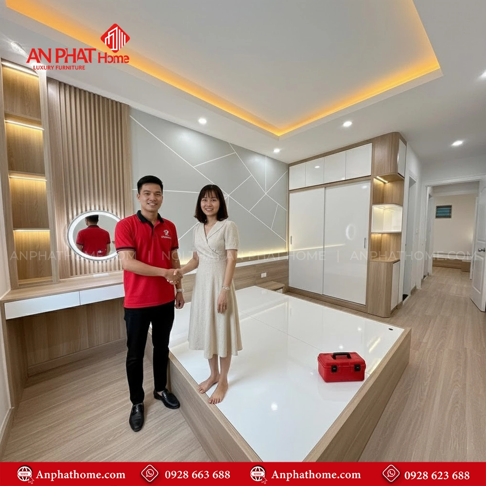 Combo Phòng Ngủ Tông Màu Sáng CB-15 9 Combo nội thất phòng ngủ hiện đại