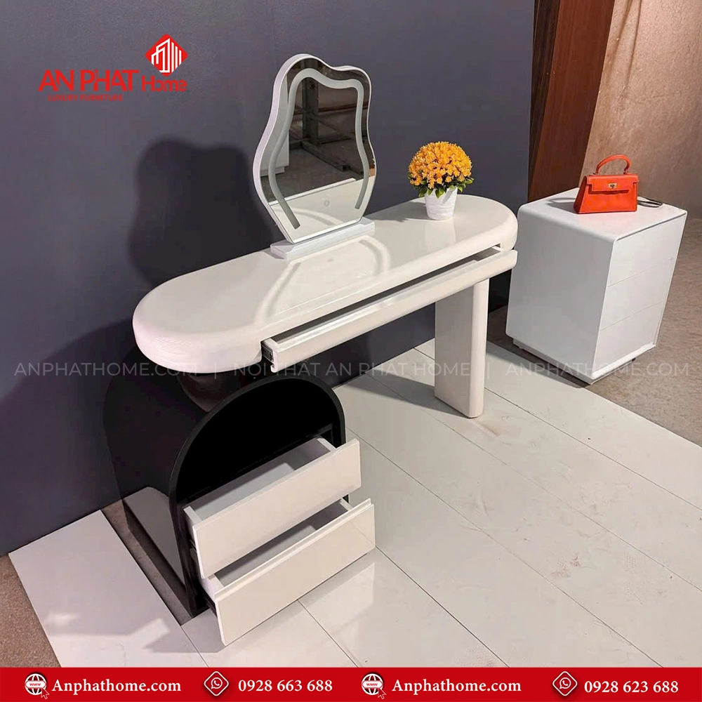 Mẫu Bàn Phấn Trang Điểm Cao Cấp B-2821 9 Mẫu bàn trang điểm gỗ công nghiệp đẹp