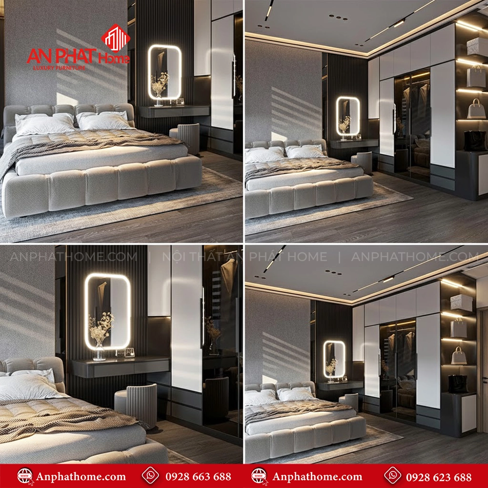 Nội Thất Phòng Ngủ CB-73 9 Combo giường tủ phòng cưới đẹp nhất