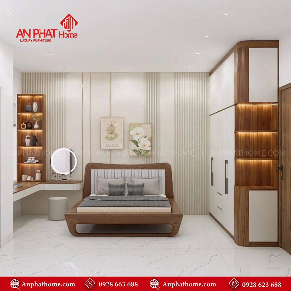 Nội Thất Phòng Ngủ Sang Trọng CB-80 11 Combo giường tủ phòng cưới đẹp nhất
