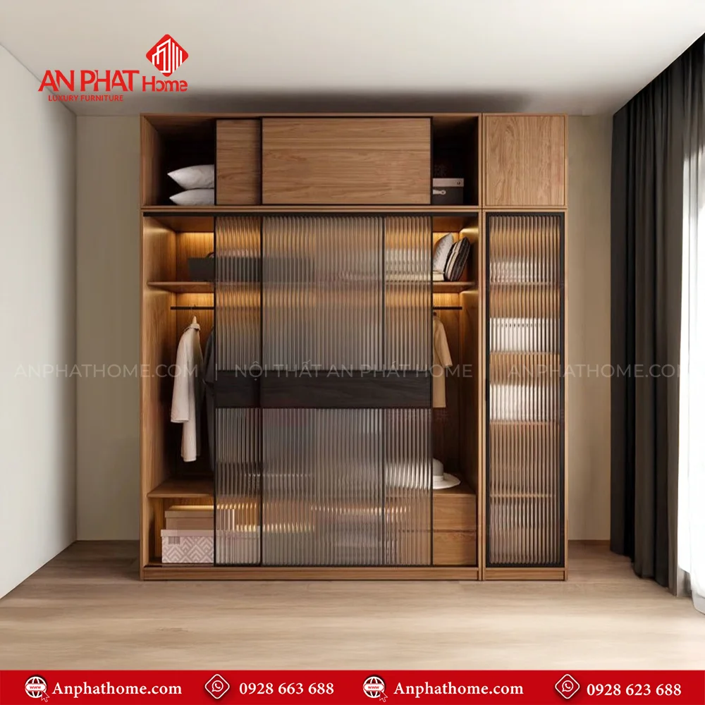 Tủ Áo Cánh Kính Cao Cấp TA-510 15 Tủ Áo Cánh Kính Cao Cấp TA-510 An Phát