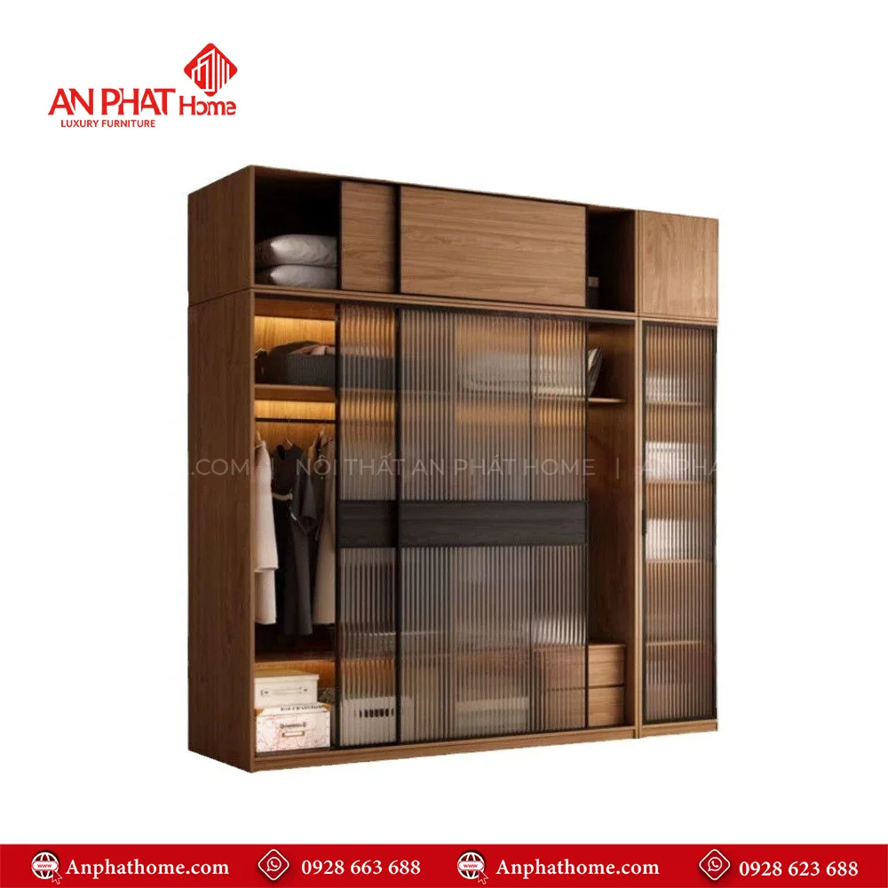 Tủ Áo Cánh Kính Cao Cấp TA-510 16 Mẫu tủ đựng quần áo đơn giản giá rẻ