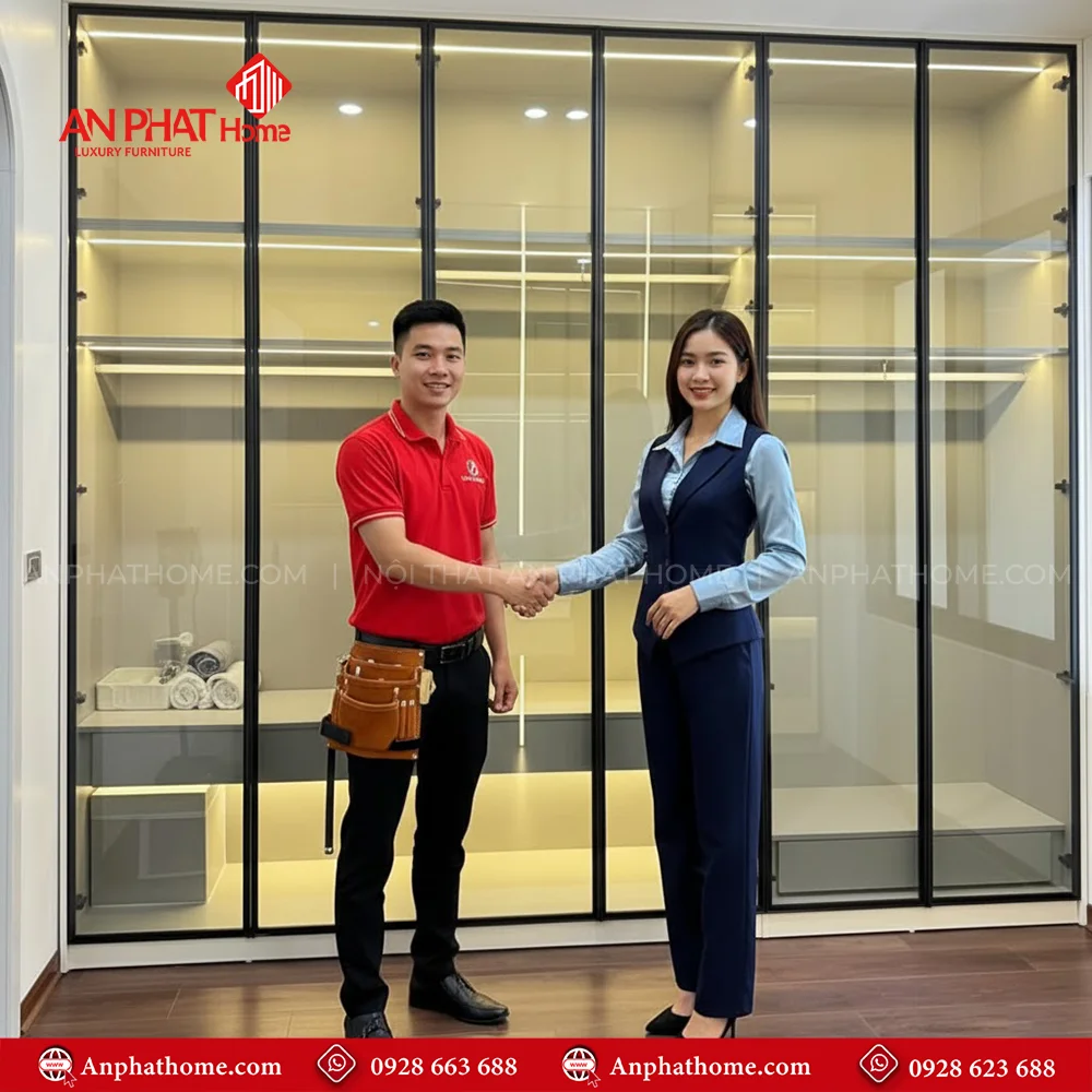 Tủ Áo Cánh Kính Đẹp TA-554 8 Tu Ao Canh Kinh Dep TA 554 3