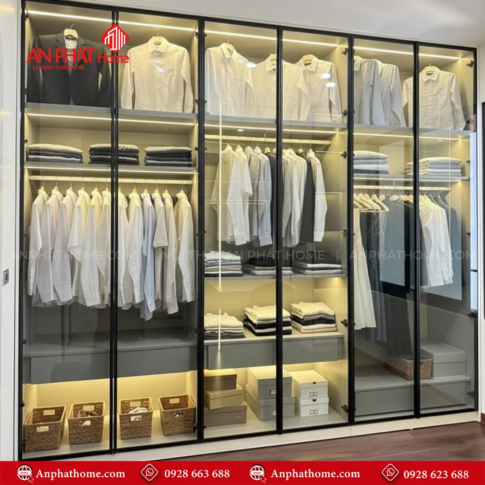 Tủ Áo Cánh Kính Đẹp TA-554 9 Mẫu tủ quần áo hiện đại sang trọng