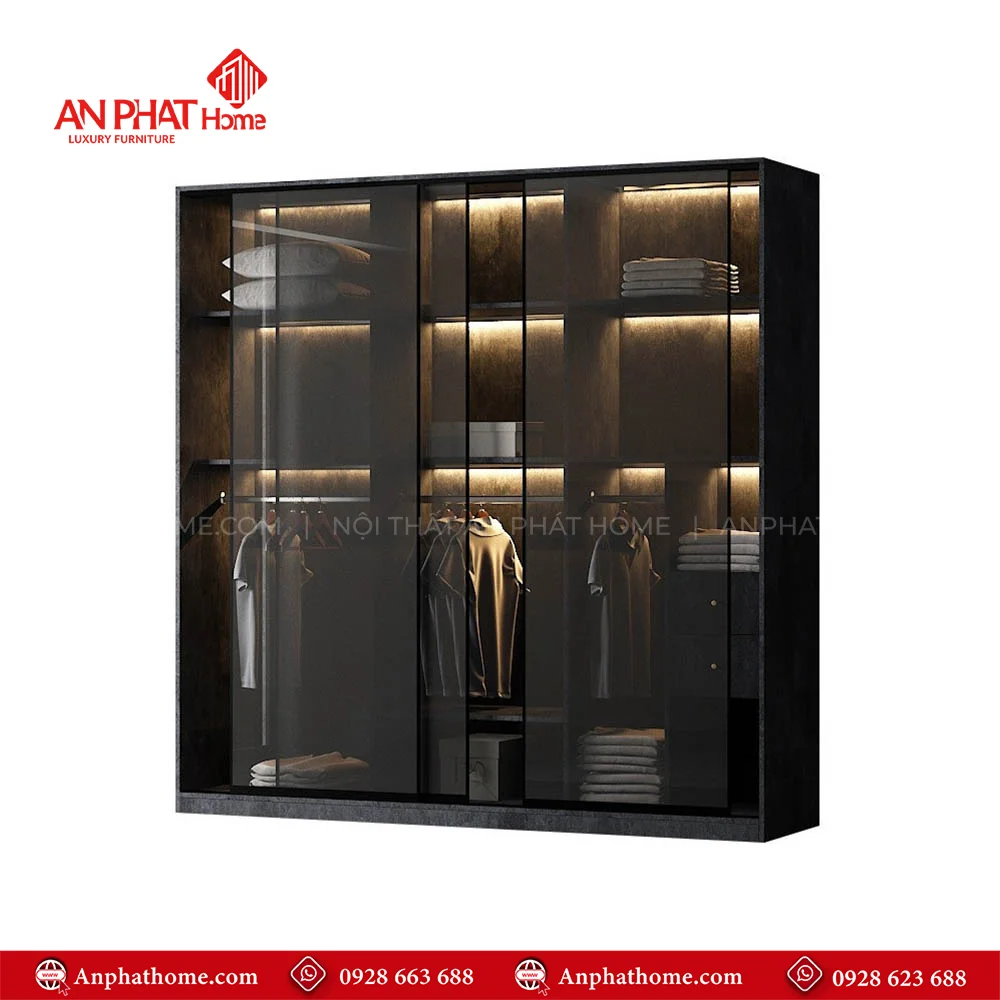 Tủ Áo Cánh Kính Sang Trọng TA-507 15 Mẫu tủ quần áo đẹp trong phòng ngủ